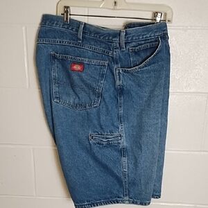 Vintage Blue Denim Shorts Dickies 44"
